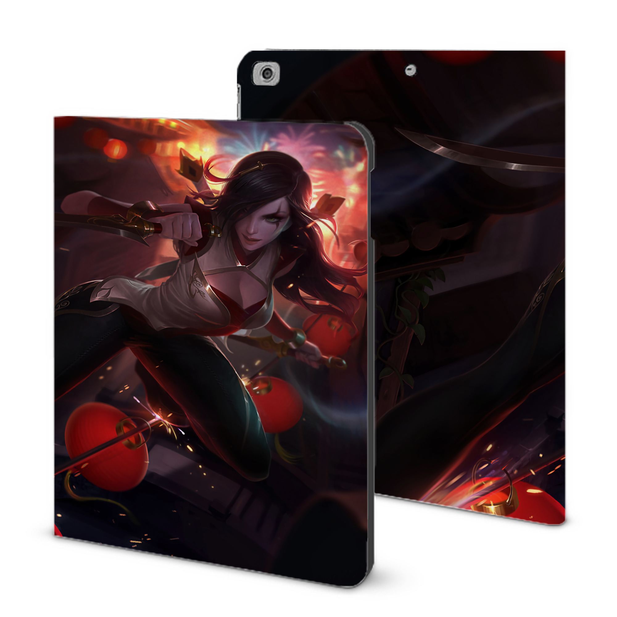 （画像用） リーグ・オブ・レジェンド League of Legends LOL IPad ケース ブック型 PUレザー TPU 耐衝撃 軽量 薄型 ペン収納なし 全面保護 IPad 各モデル対応